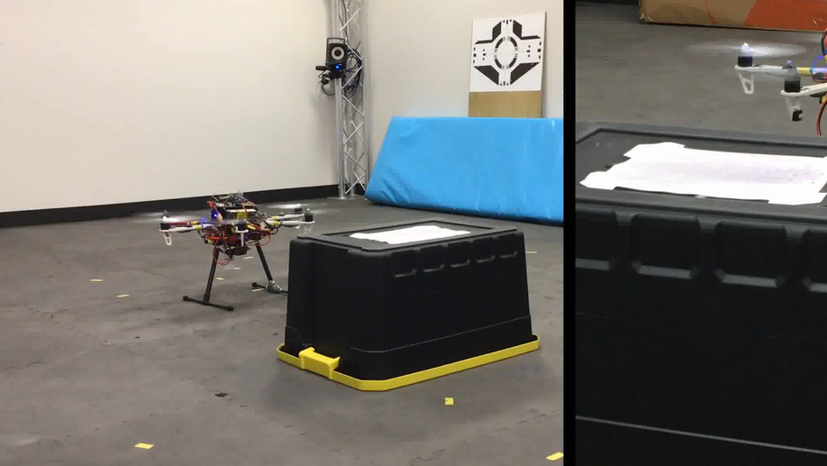 First 3D Printing Attempt with a Drone